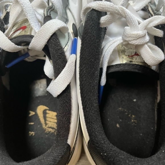 NIKE AIR FORCE 1 Remix Pack street youth unisex Shoes White Leather sneaker 6.5Y - Picture 10 of 14